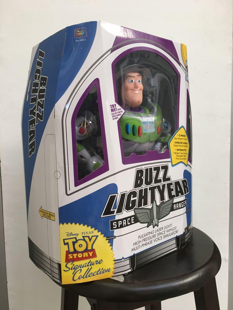 ORIGINAL THINKWAY TOY BUZZ LIGHTYEAR SIGNATURE COLLECTION