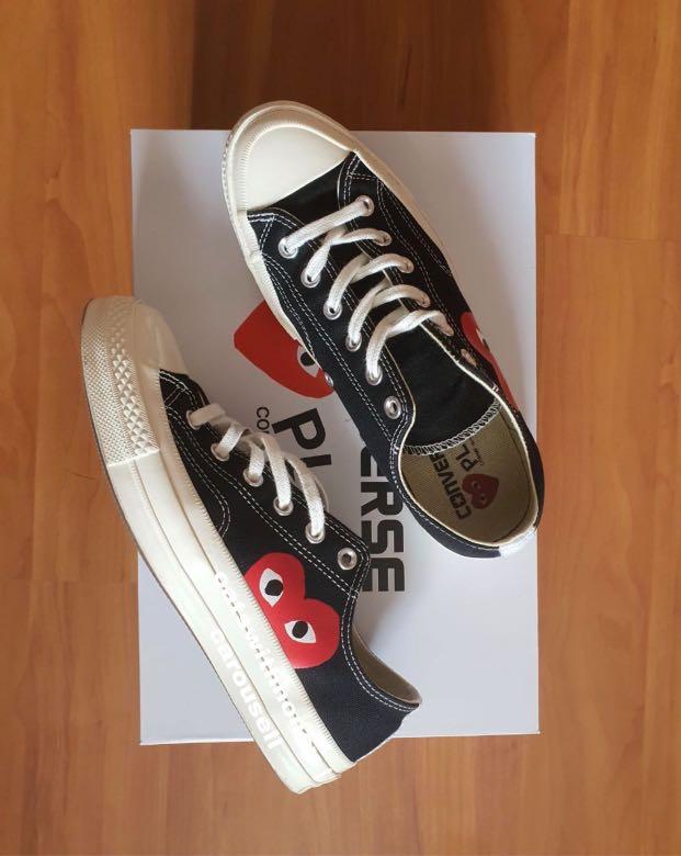 Cdg converse black low top shop