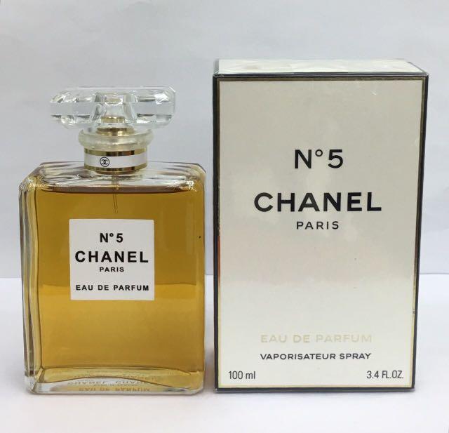 Chanel N5 Eau De Parfum Spray for Women 3.4 Ounce Multi