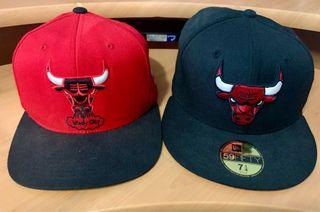 Chicago bulls caps . One SnapBack. On fitted