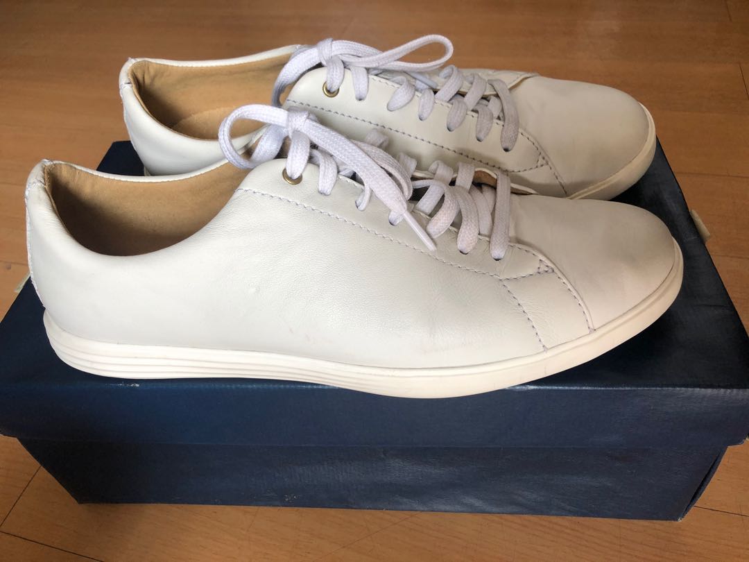 Cole Haan Grand Cross Court II White Leather Men s Fashion