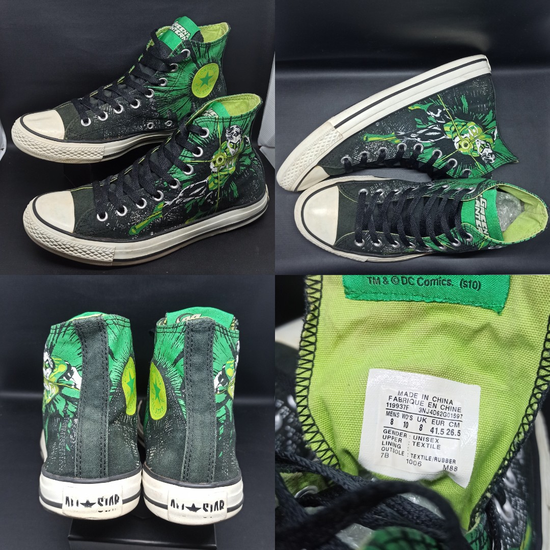 Green lantern converse sales