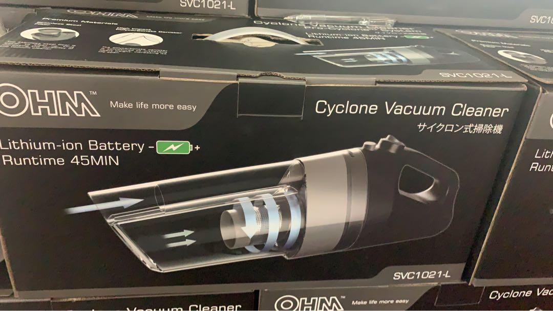 OHM Cordless Vacuum Cleaner, TV & Home Appliances, Vacuum Cleaner & Housekeeping on Carousell