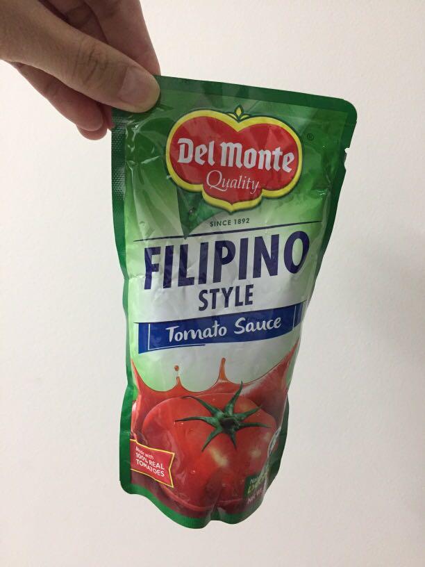 Del Monte Filipino Style Tomato Sauce 250g, Food & Drinks, Packaged