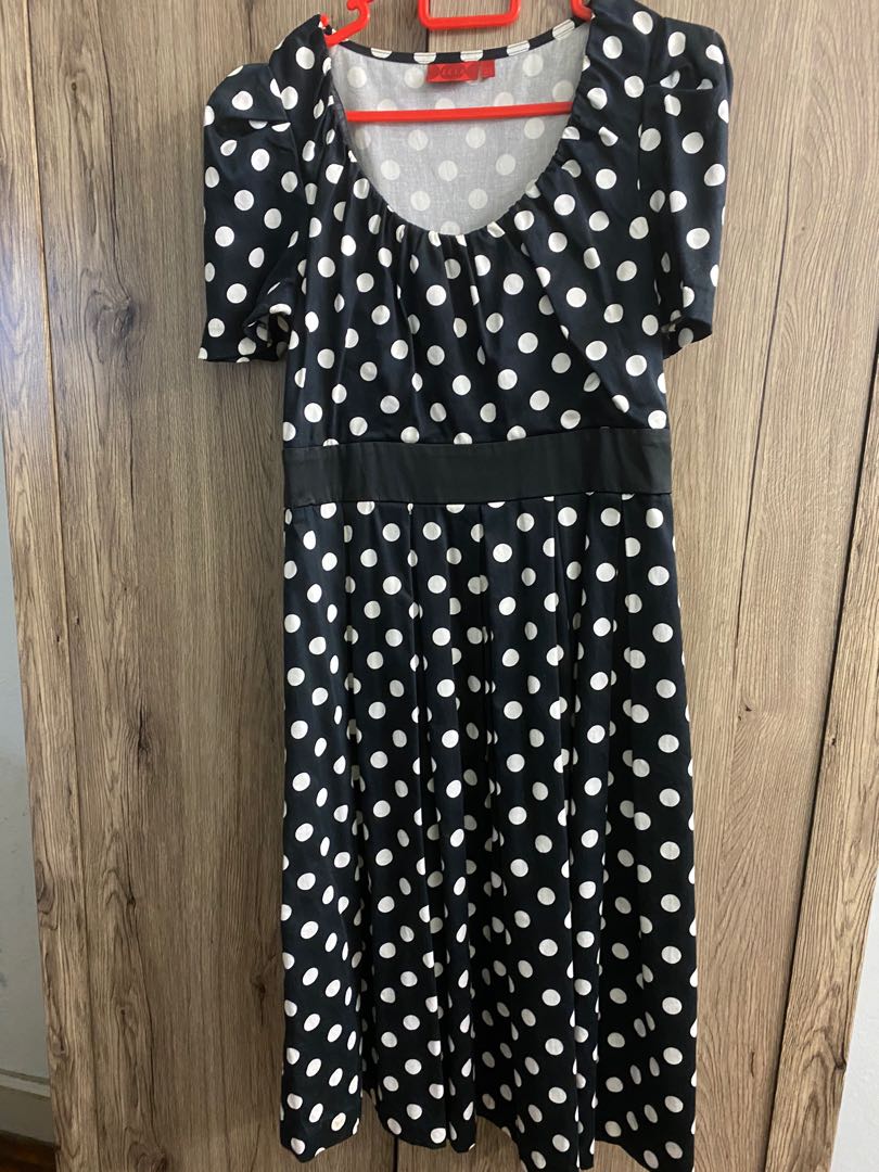 elle polka dot dress