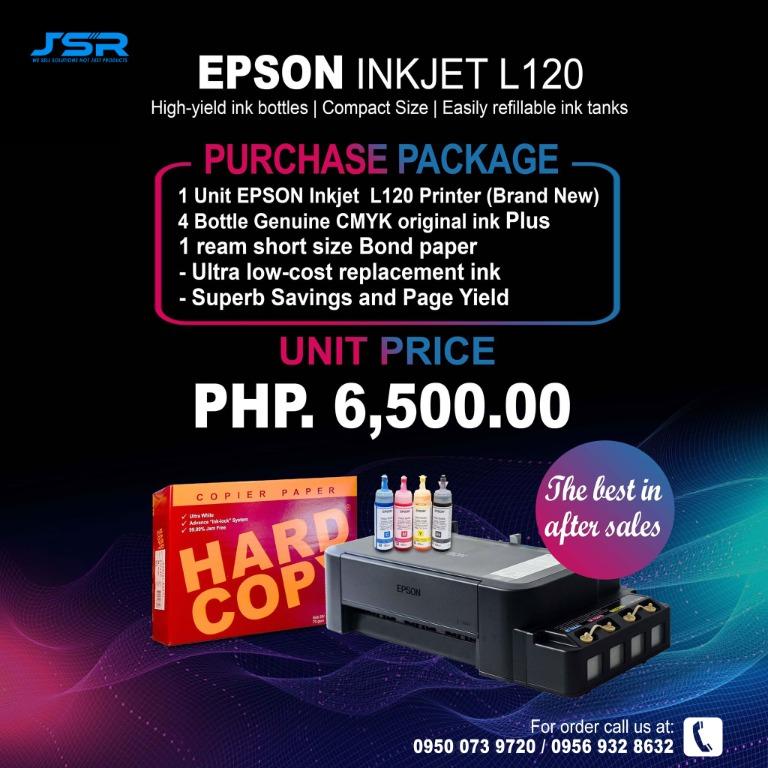 Epson L120 Ink Tank Printer Computers And Tech Printers Scanners And Copiers On Carousell 8766