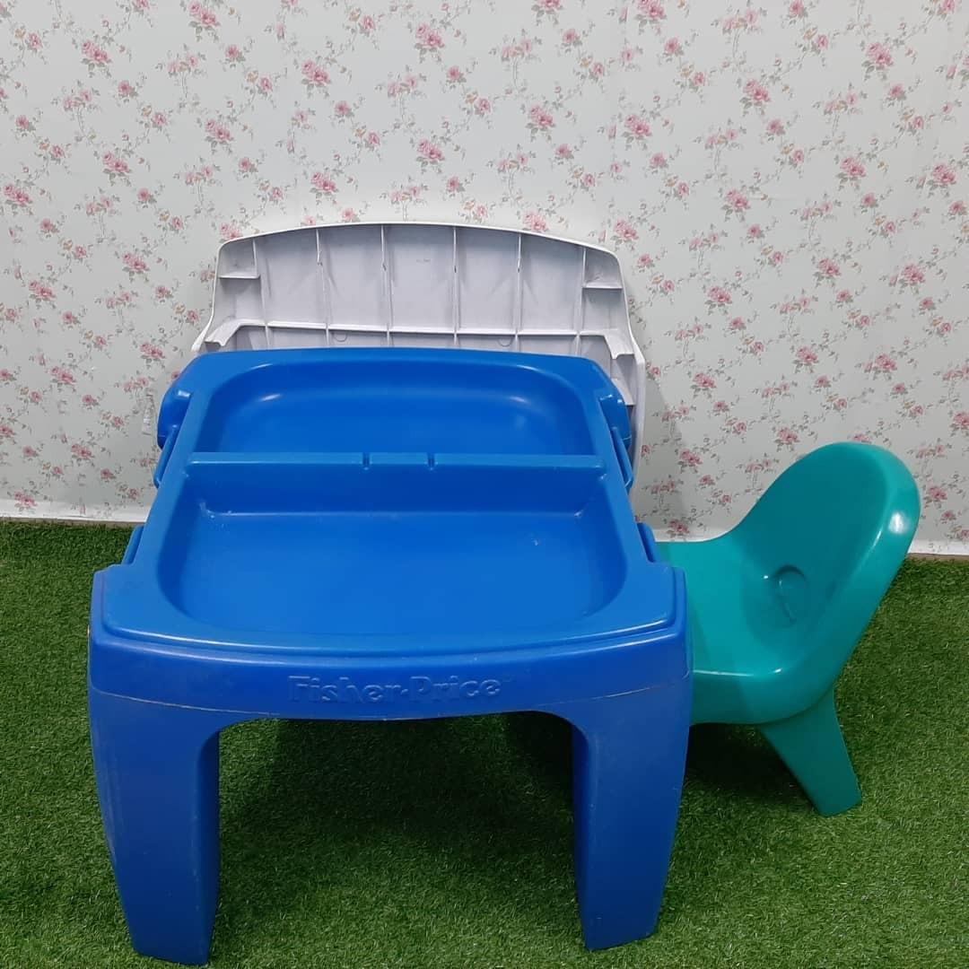 Fisher Price Water Sand Lego Study Table Playtable, Babies & Kids, Baby