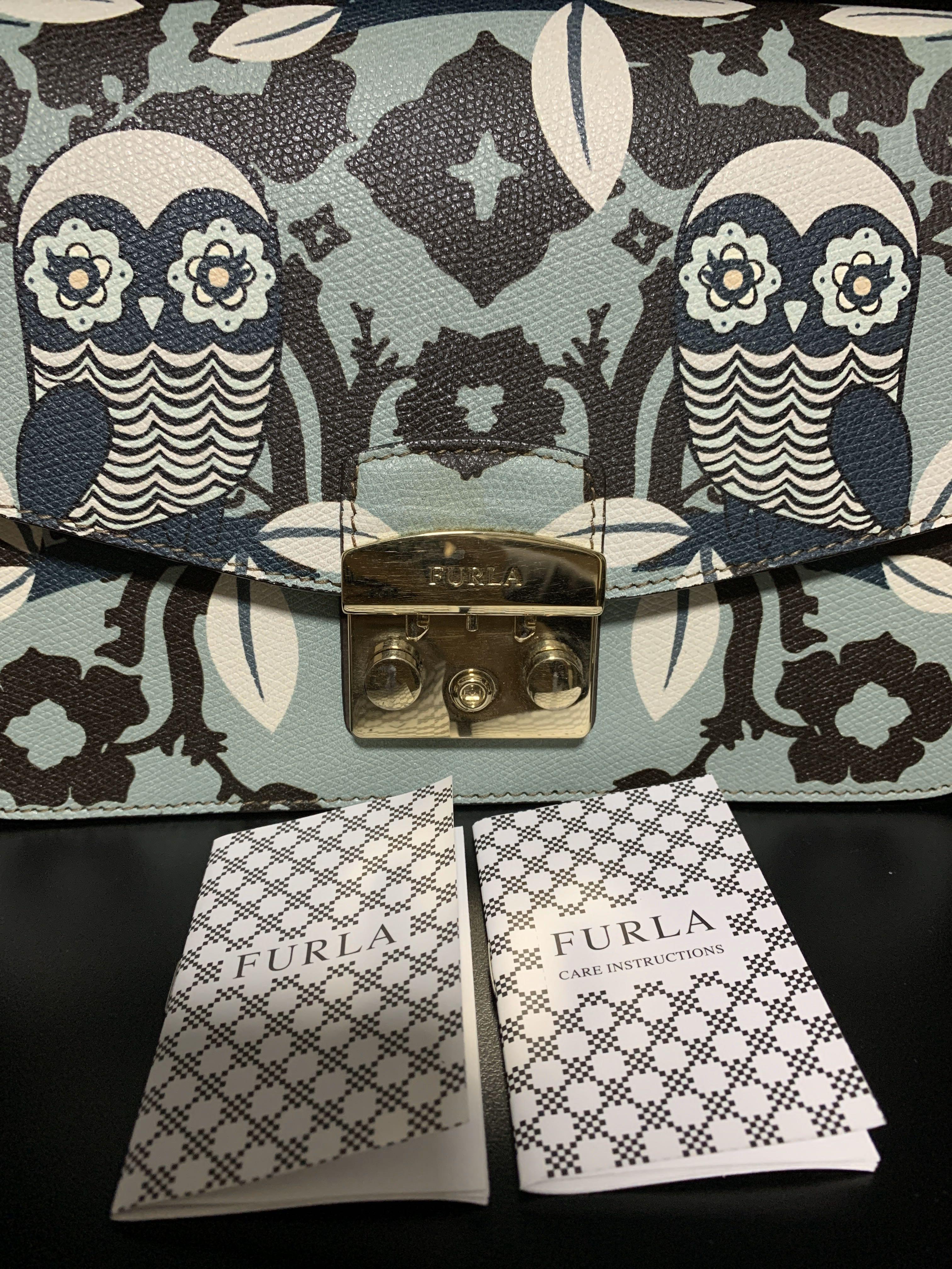 Furla sling bag owl design