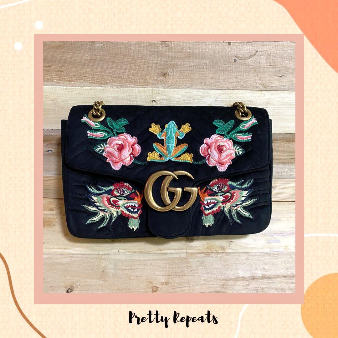 gucci bag with patches