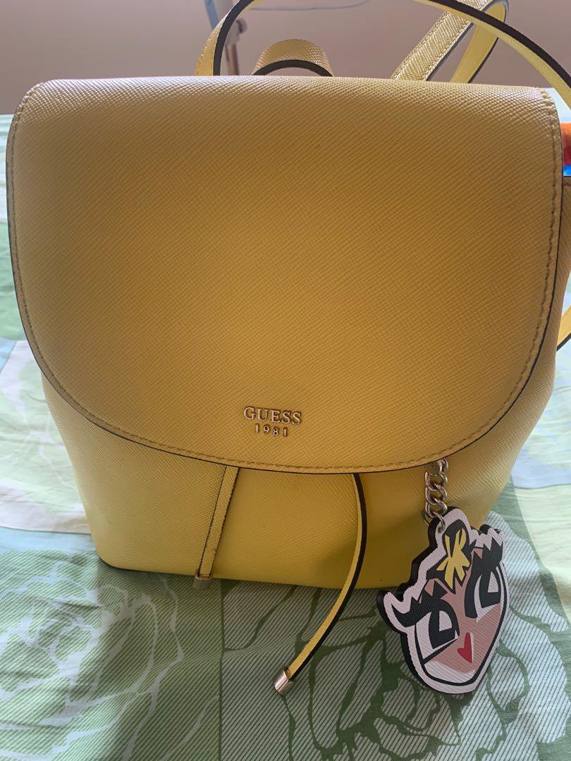 Guess backpack (Category: Backpacks) located in Singapore. Submitted by wildforest.3ae4f6 (Listing ID 1005407599, Image 1). Description: Barely used In good condition .