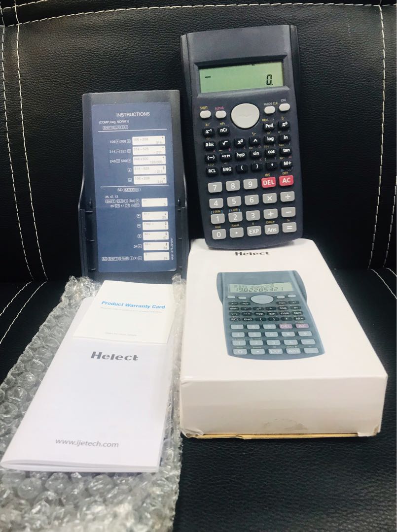 Helect 2-Line Engineering Scientific Calculator, Computers & Tech ...