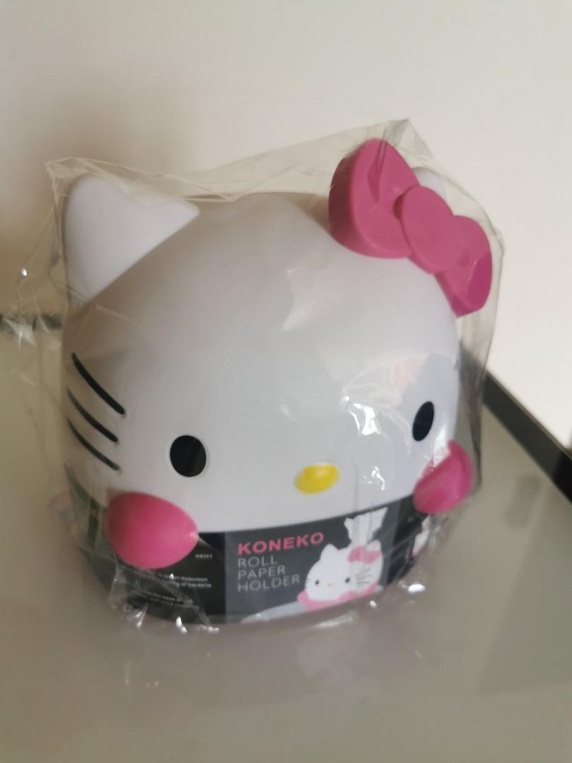 Hello Kitty toilet roll holder, Everything Else on Carousell