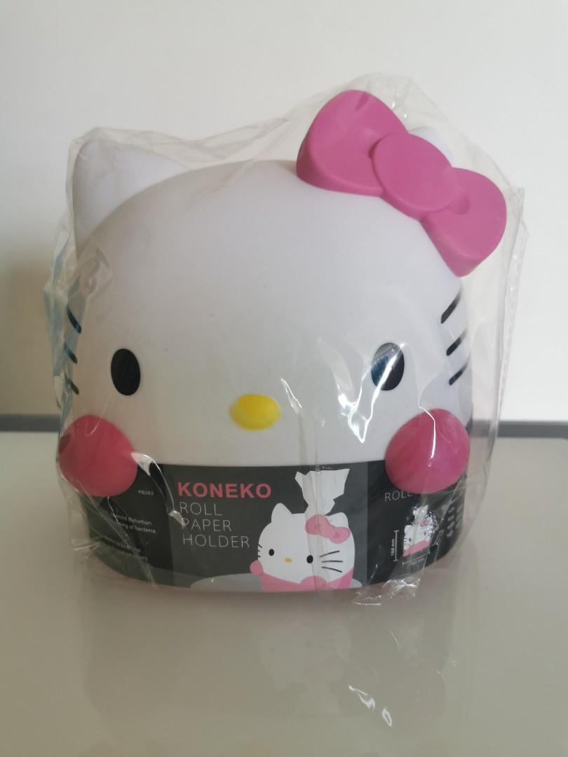 Hello Kitty toilet roll holder, Everything Else on Carousell