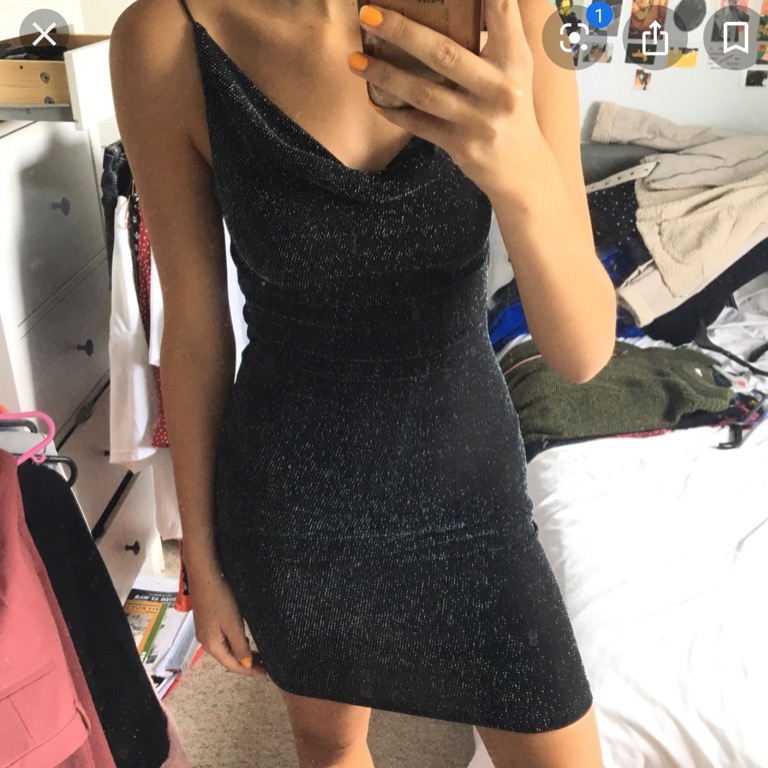 H&m cowl neck dress cheap