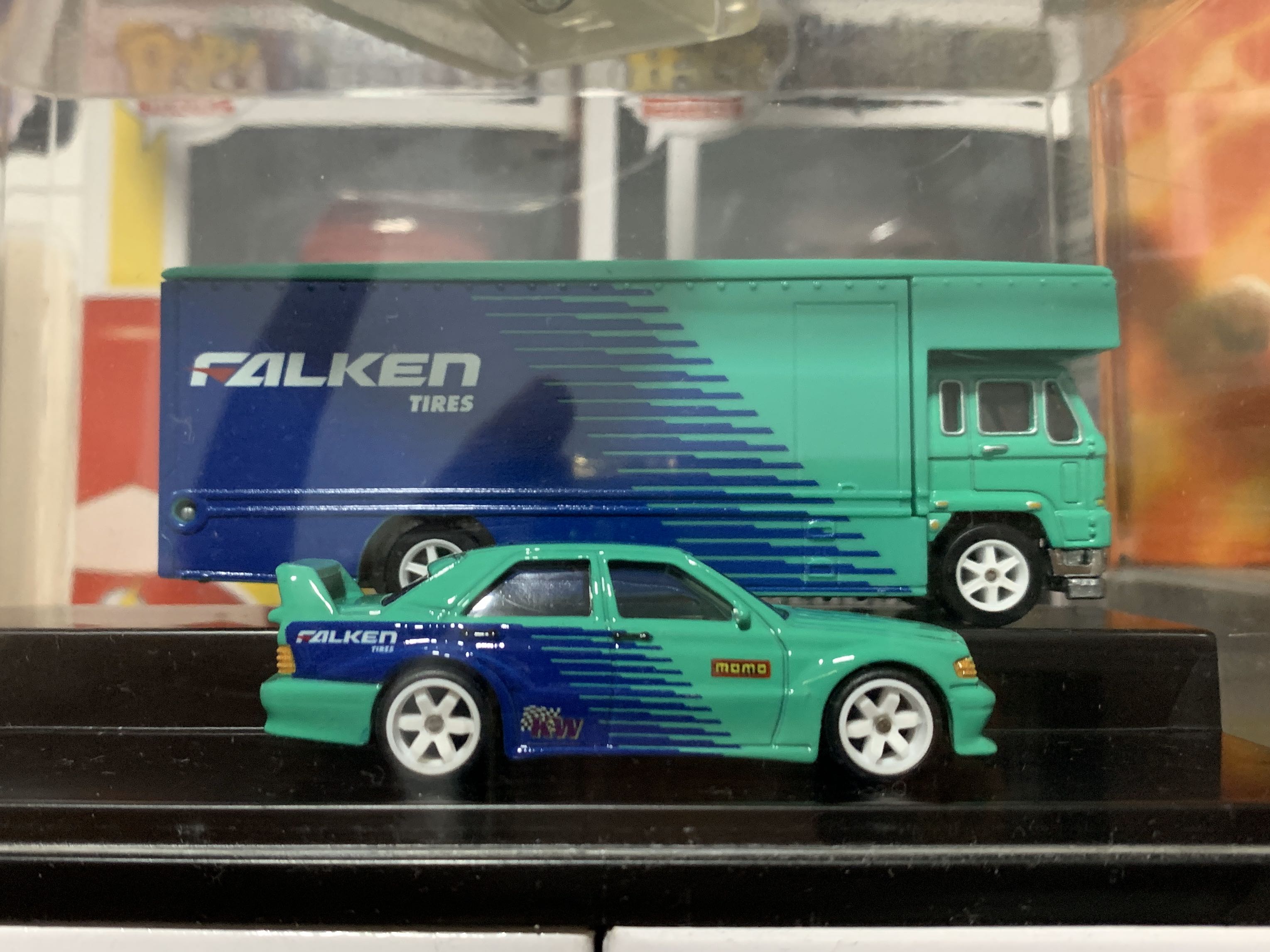 hot wheels team transport falken