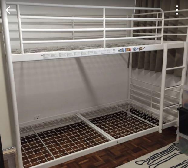 IKEA Tromso double desk bunk bed., Furniture & Home Living, Furniture