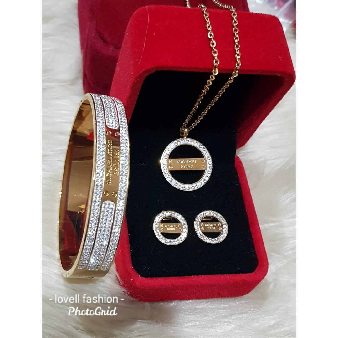 mk inspired earrings