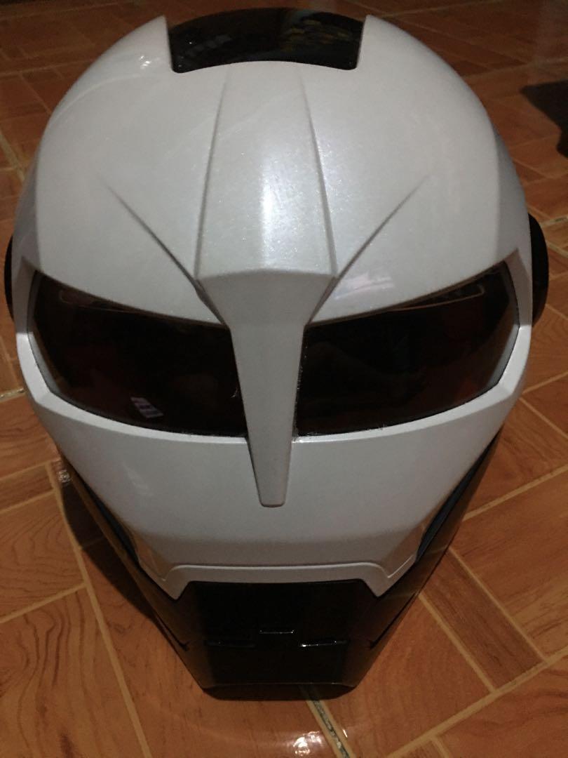Zebra iron man hotsell helmet