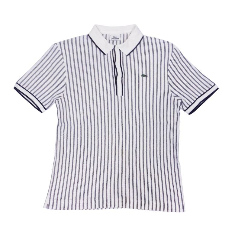 Polo lacoste best sale rayure verticale