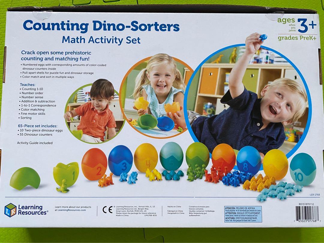 Learning Resources Counting Dino-Sorters, Hobbies & Toys, Toys & Games ...