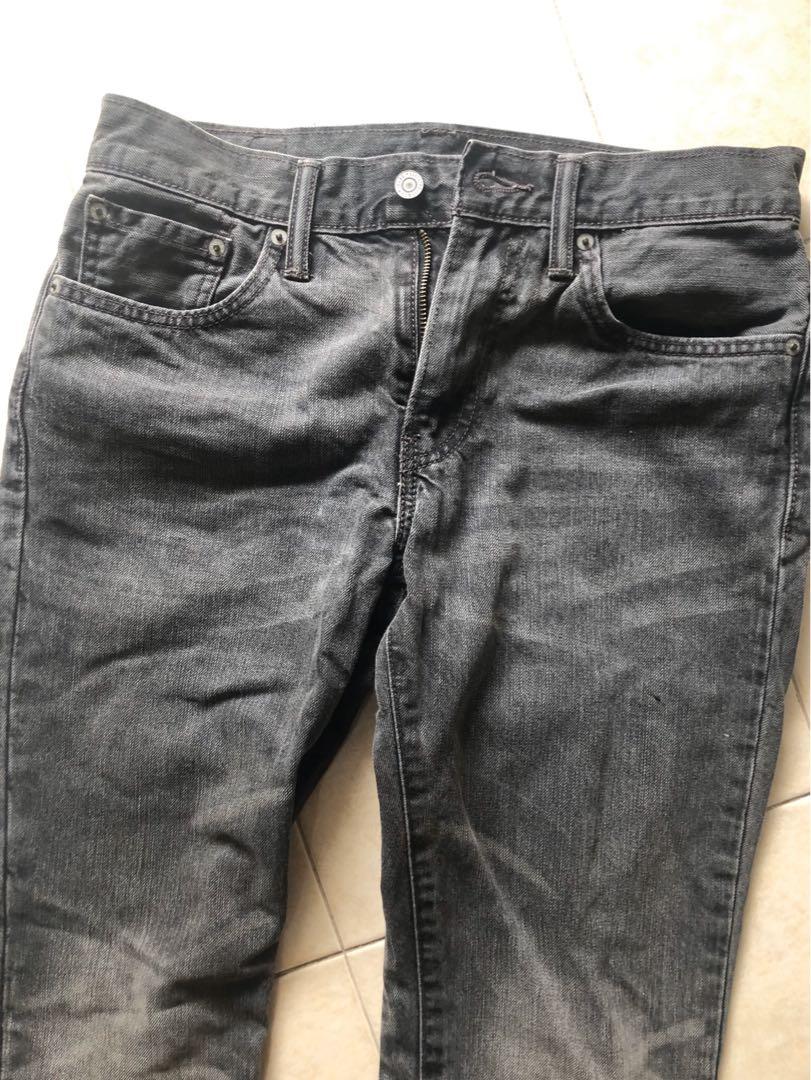 levi's 511 dark grey jeans