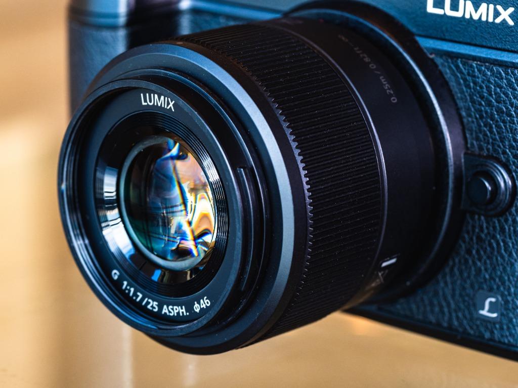 Lumix G Lens 25mm F1 7 Asph Micro Four Thirds H H025k Photography Lenses On Carousell
