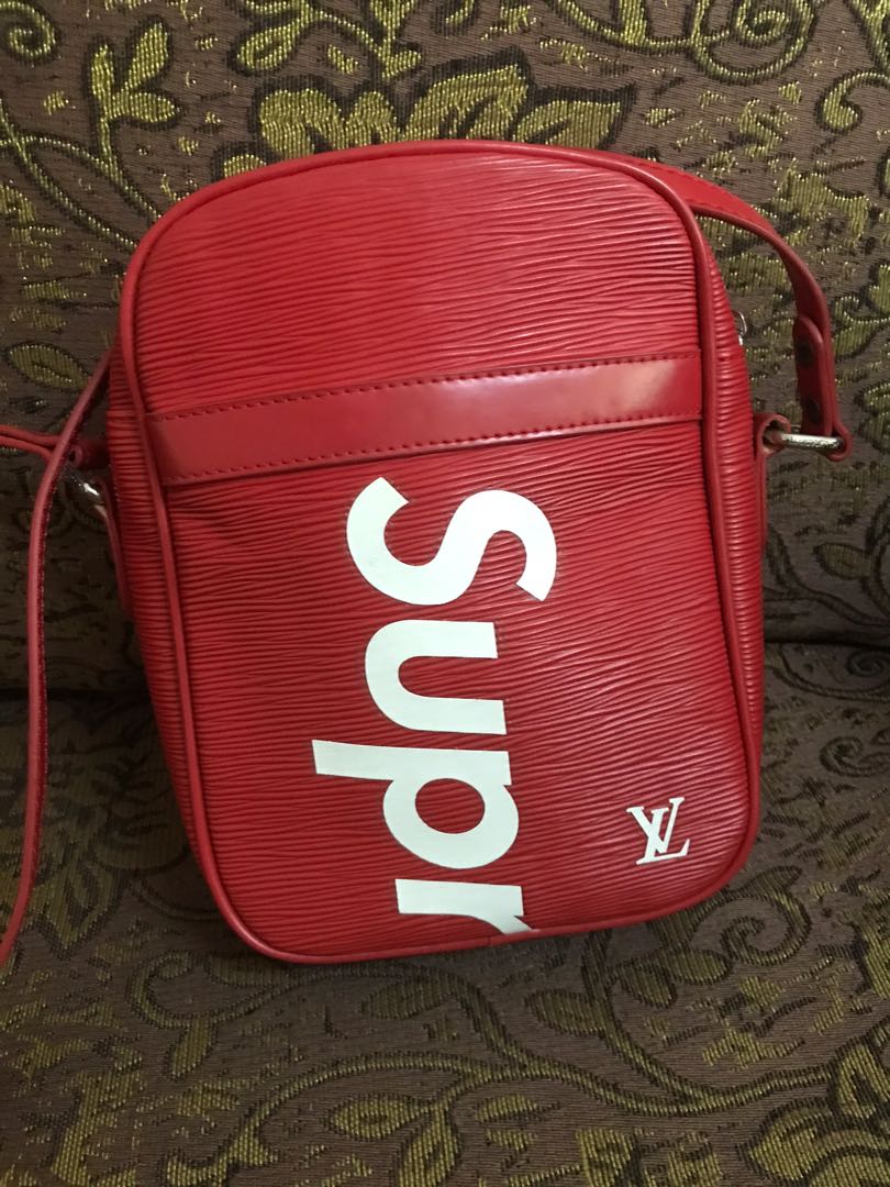 Lv supreme sling bag Men s Fashion Bags Sling Bags on Carousell