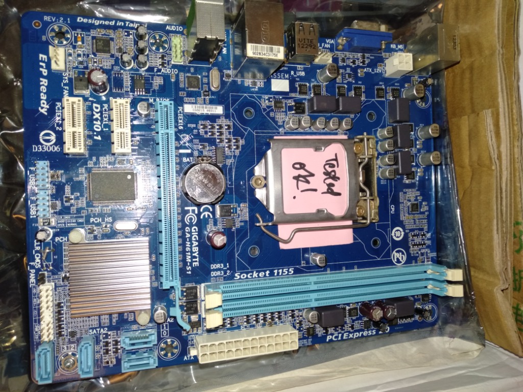 Motherboard Lga 1155 Electronics Computers Desktops On Carousell