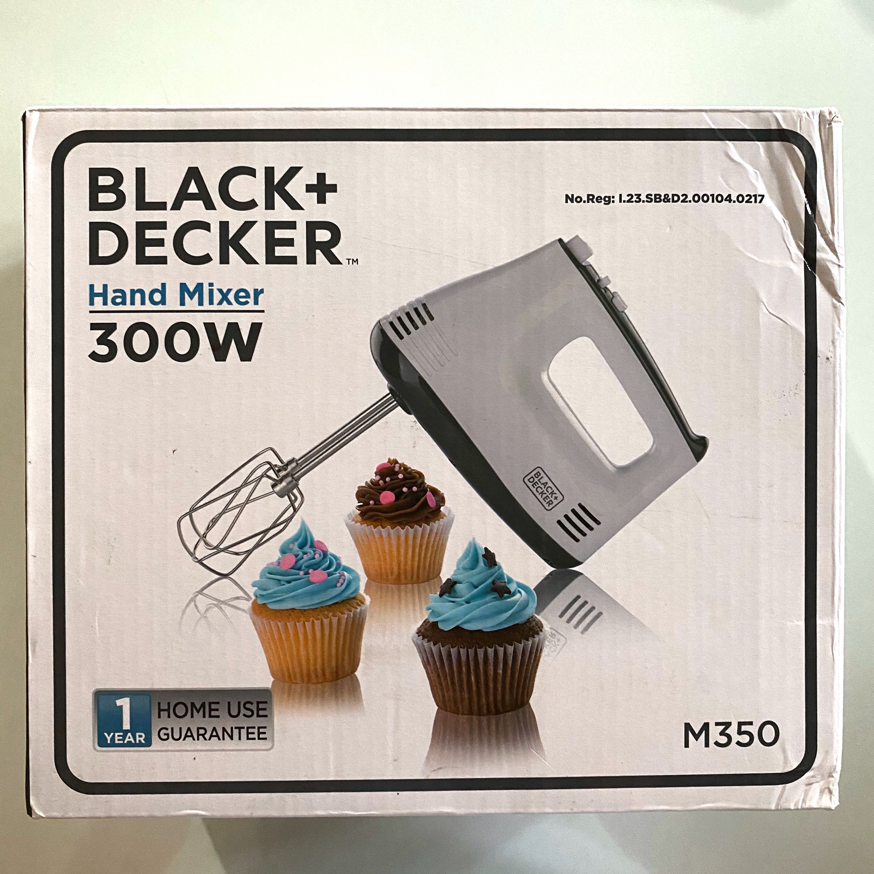 NEW Black + Decker Hand Mixer 300W, TV & Home Appliances, Kitchen Appliances, Hand & Stand