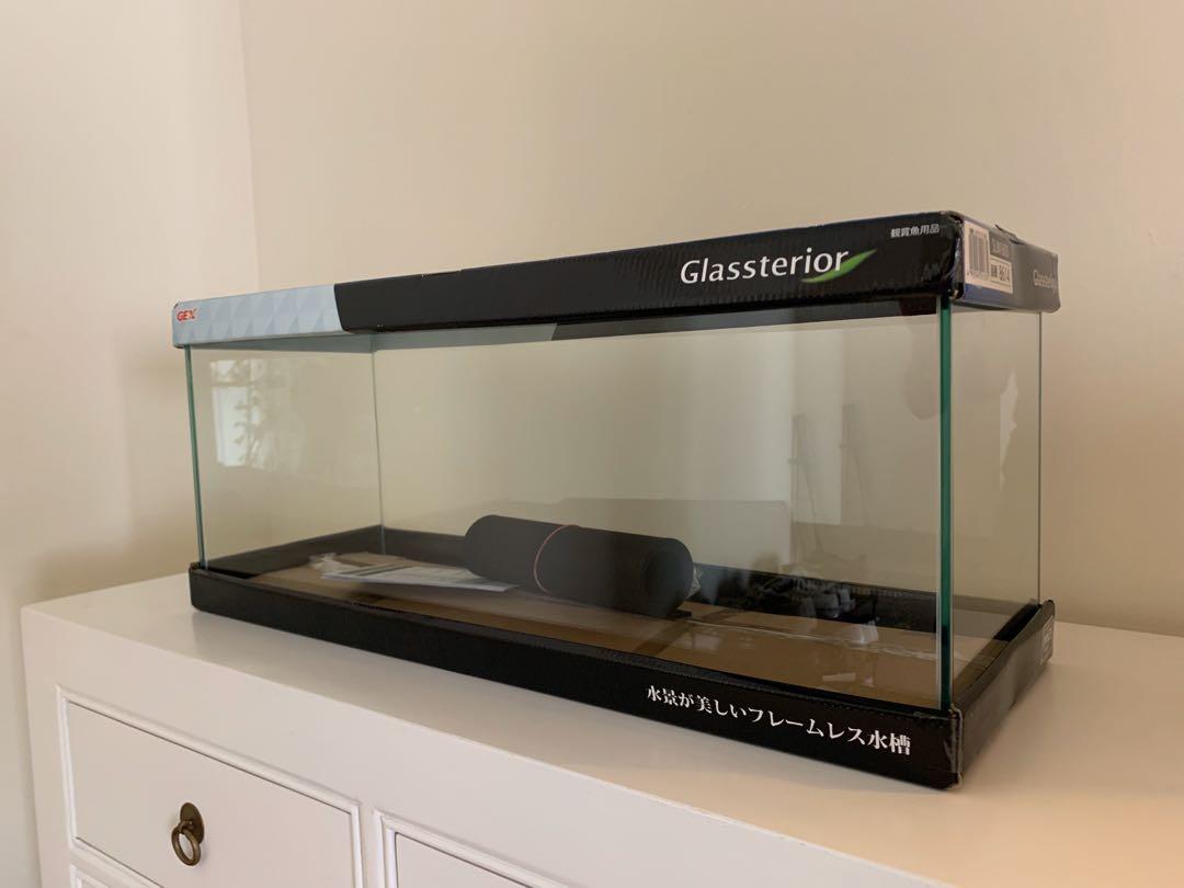 NEW Fish Tank GEX Glassterior 600 Slim 600x200x250 (LxBxH), Pet ...