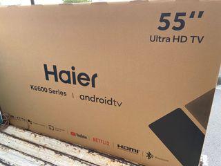 (New) Haier 55” 4K Android Smart LED TV
