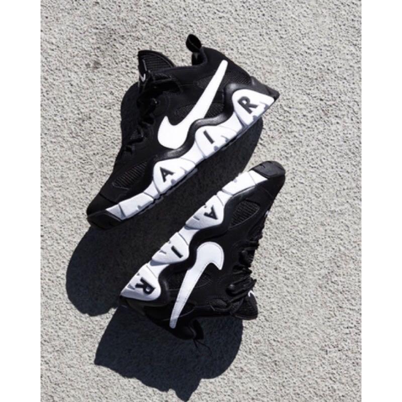 NIKE AIR BARRAGE LOW nash 黑白白色鋸齒大勾男鞋CD7510-001 US6-US11