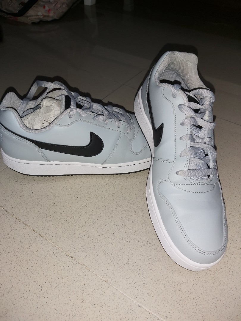 nike ebernon low gray