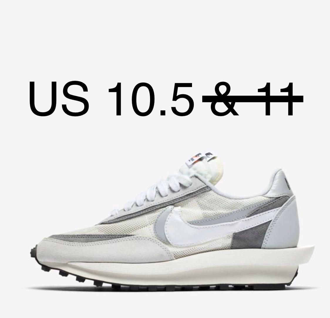 sacai ld waffle white