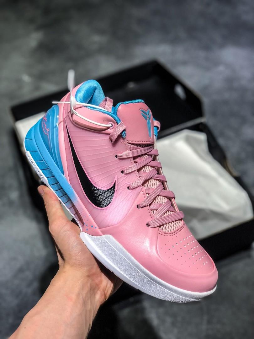 Nike Zoom Kobe 4 - Pink, Men's Fashion 