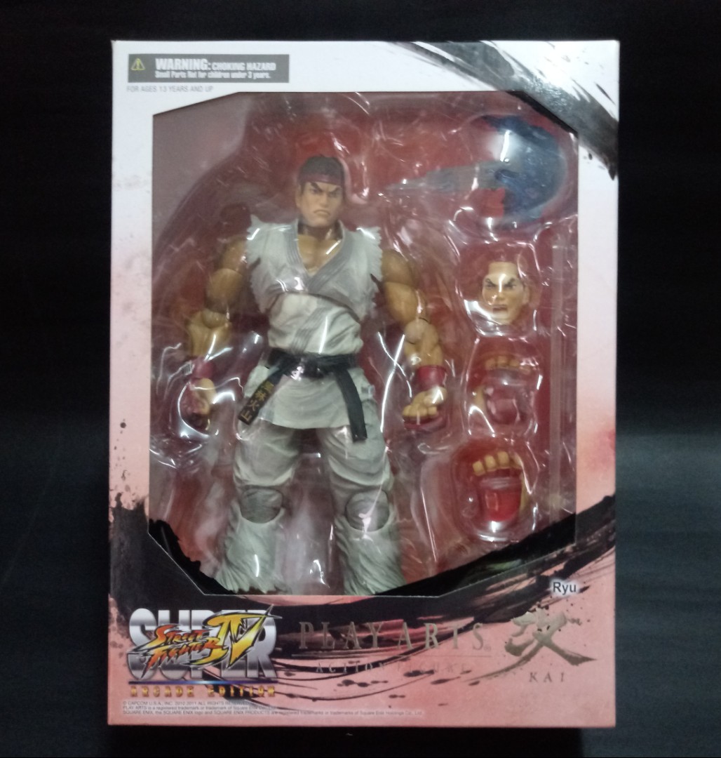 Play Arts Street Fighter RYU 龍 action figure, 興趣及遊戲, 玩具 & 遊戲類 - Carousell