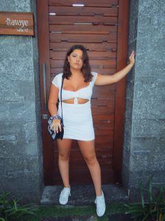 Pretty little thing white dress