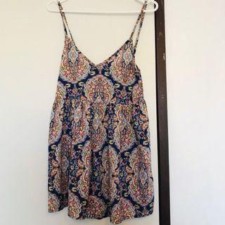 PRINCESS POLLY boho retro paisley playsuit