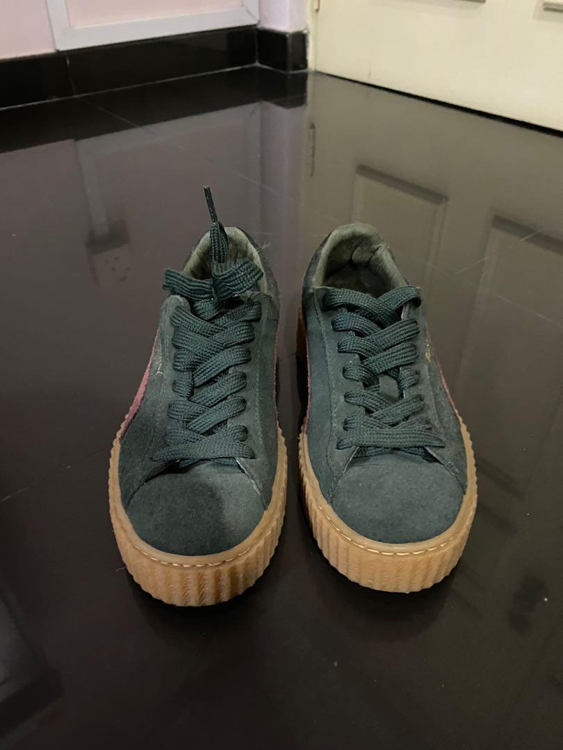 Puma fenty creepers green hotsell