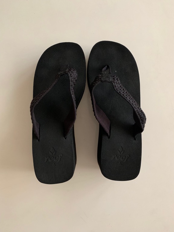 reef wedge flip flops