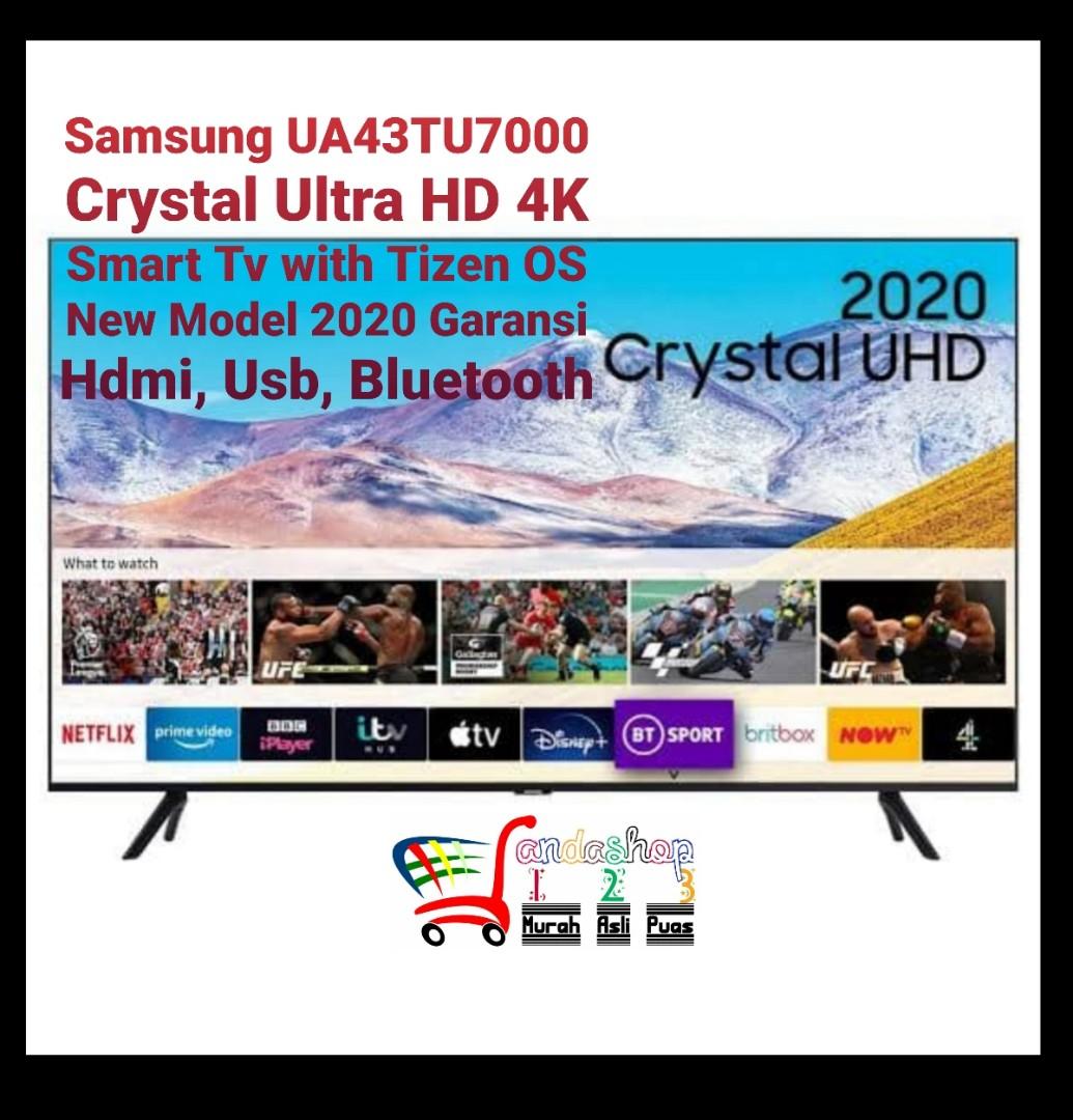 samsung led tv 43tu7000 crystal uhd 4k smart tv 43 inch garansi