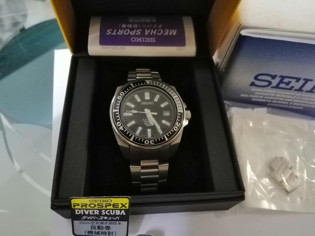 Seiko Samurai SBDA001 Titanium, Men's Fashion, Watches & Accessories,  Watches on Carousell