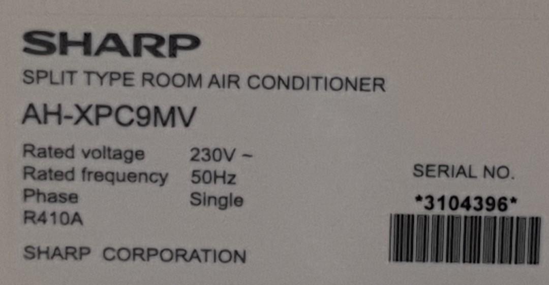 Sharp sys3 Aircon (Category: Air Conditioners & Heating) located in Singapore. Submitted by xc100 (Listing ID 1005403066, Image 1). Description: Sharp system 3 Regularly maintained and perfectly working. Moving out of the rented unit..