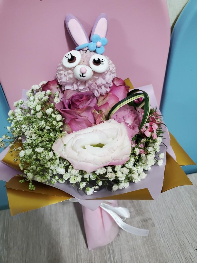 Stella Lou 日本黏土花束 手作 自家設計 手作產品 飾物 Carousell