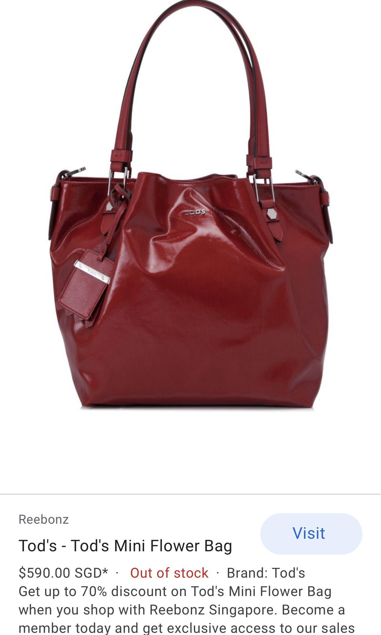 Tods flower bag 2025