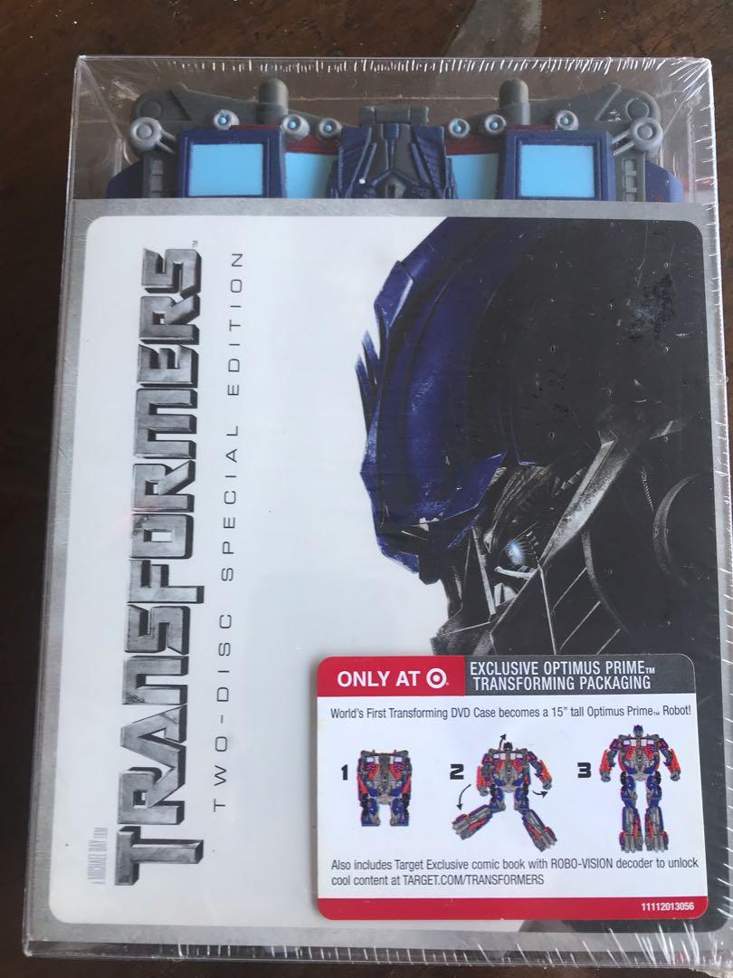 Transformers DVD movie (Category: CDs & DVDs) located in San Fernando. Submitted by collecatoy (Listing ID 1005540519, Image 1). Description: New sealed Transformers DVD 2-disc collector’s edition Optimus prime case.