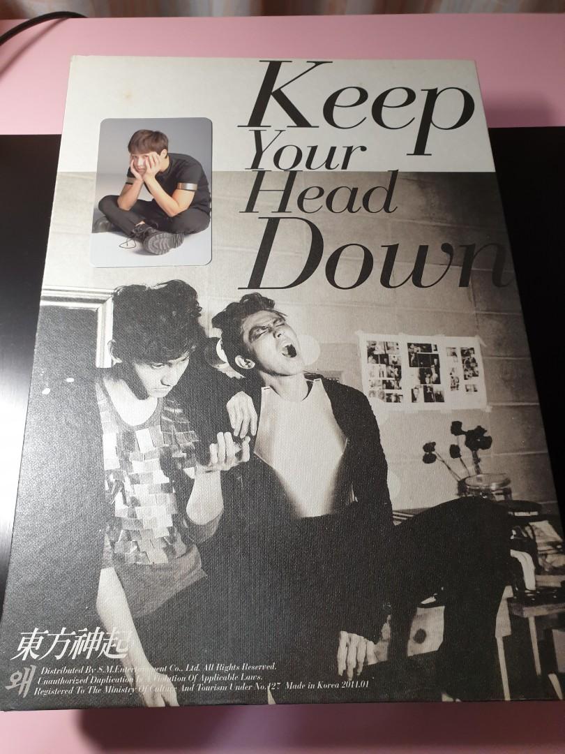 Tvxq Keep Your Head Down Hobbies Toys Memorabilia Collectibles Fan Merchandise On Carousell