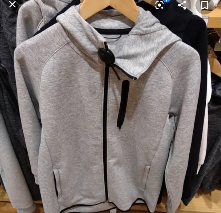 Jaket sweat best sale hoodie resleting uniqlo