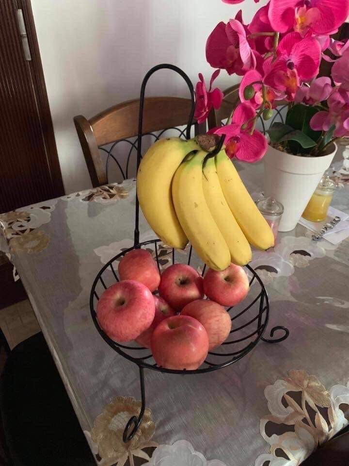 Unique Fruit Stand Basket Banana Hook White Black Home Appliances Kitchenware On Carousell