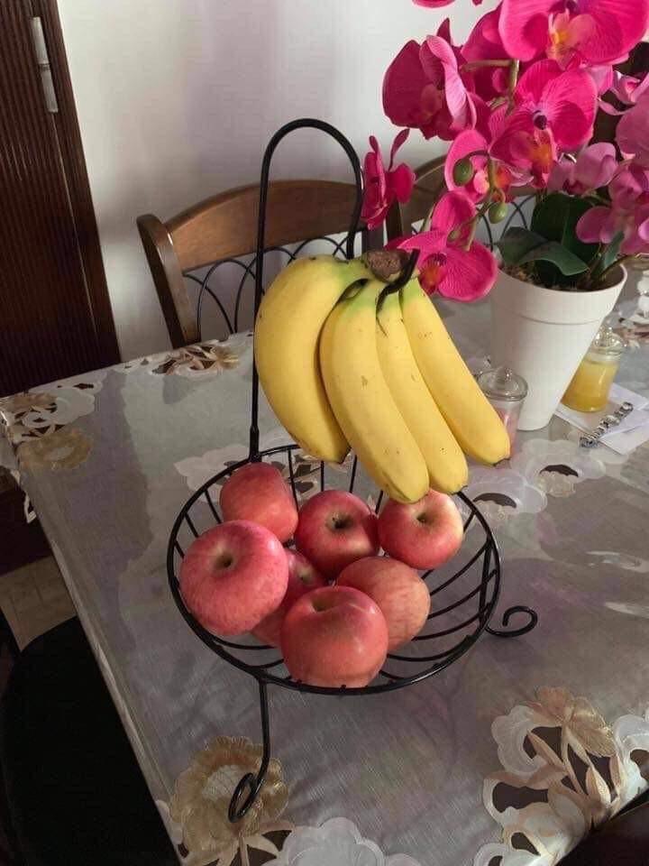 Unique Fruit Stand Basket Banana Hook White Black Home Appliances Kitchenware On Carousell